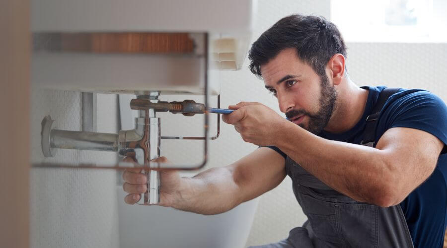Local water heater installation in Naval Anacost Annex, DC